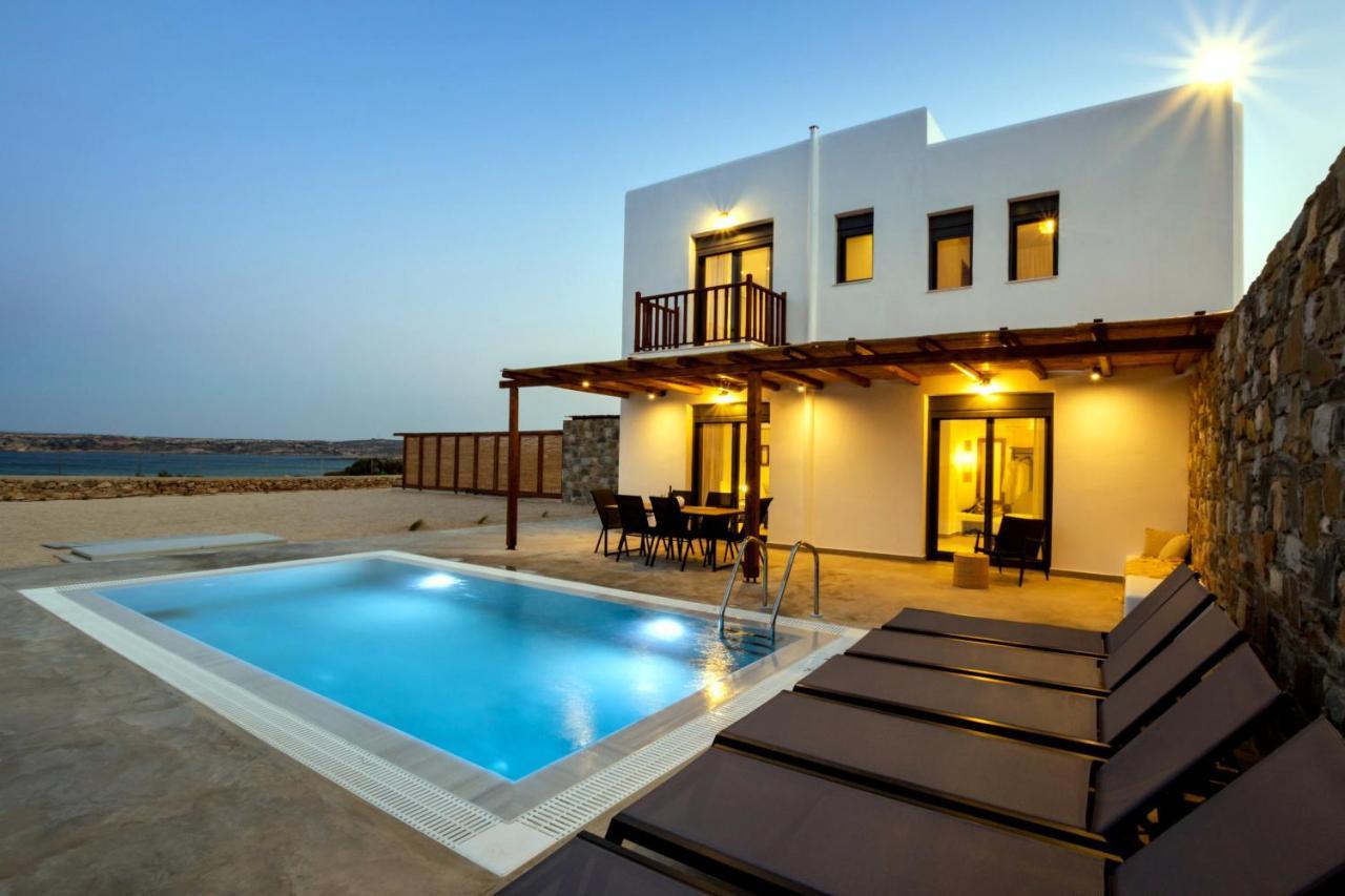 Cato Agro 5, Seafront Villa With Private Pool Afiartis Exterior photo